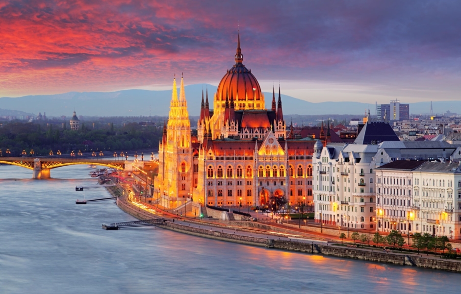 Budapest, Ungheria, Parlamento, edificio