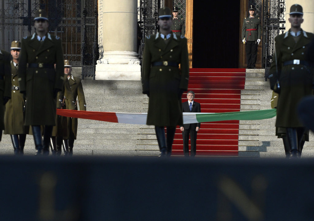 Hungary's national flag was hoisted in front of the Parliament building!