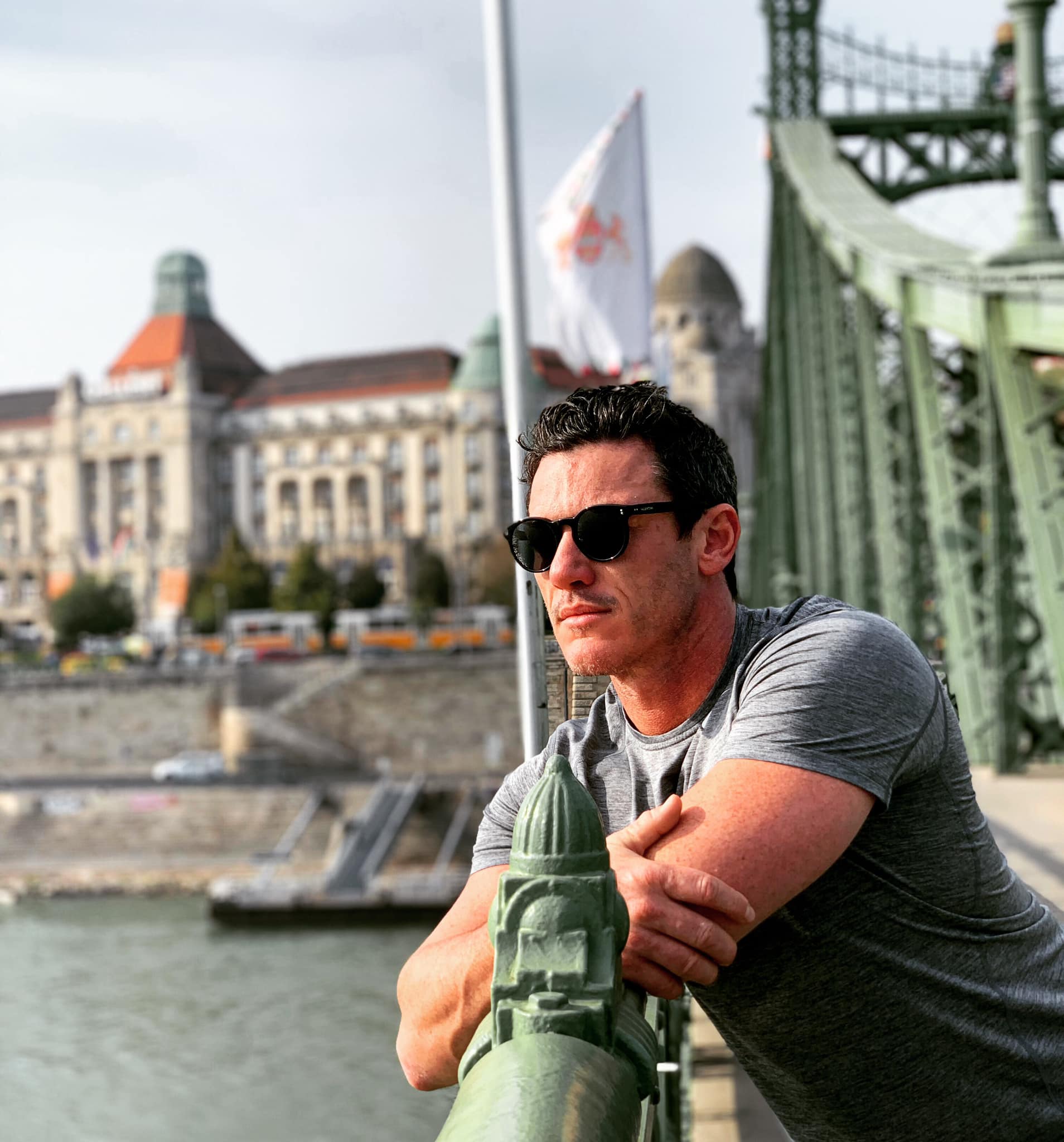Luke Evans a Budapest