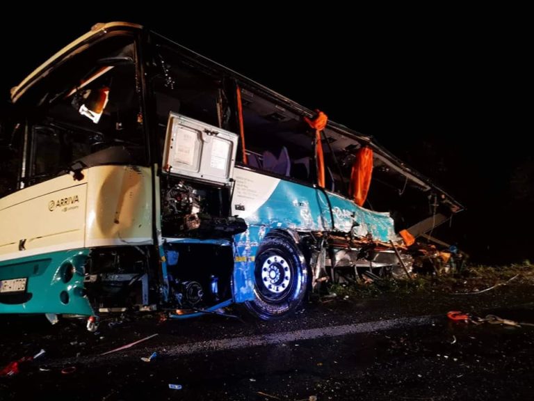 bus accident in Slovakia