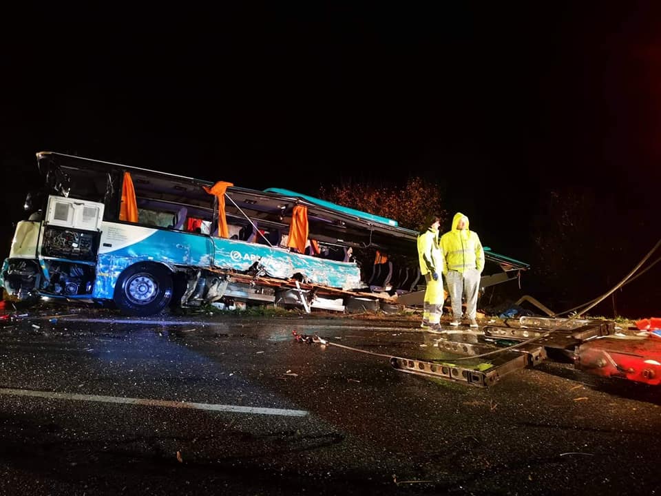 bus accident in Slovakia