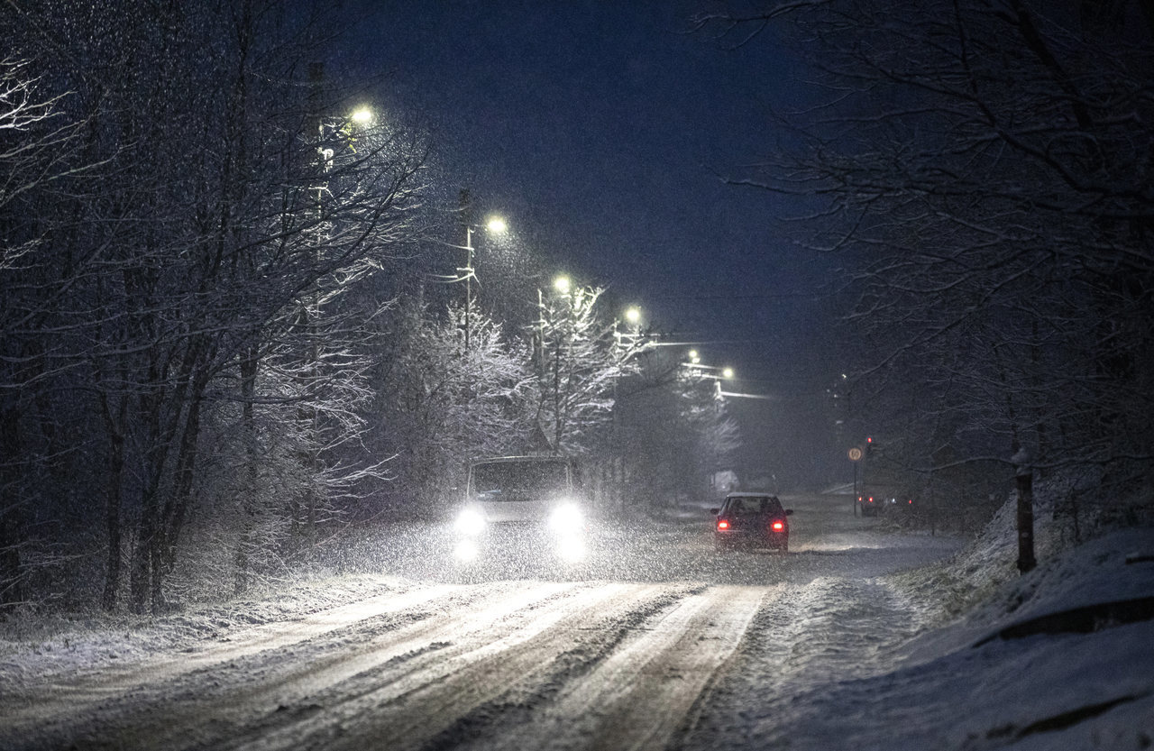 2019年冬季的第一场雪抵达匈牙利