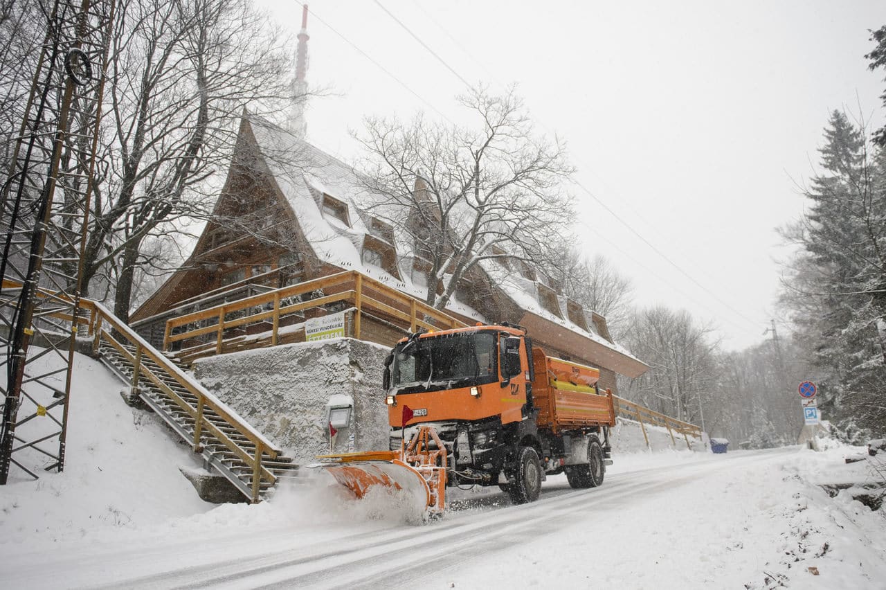 Hungary winter snow 2019