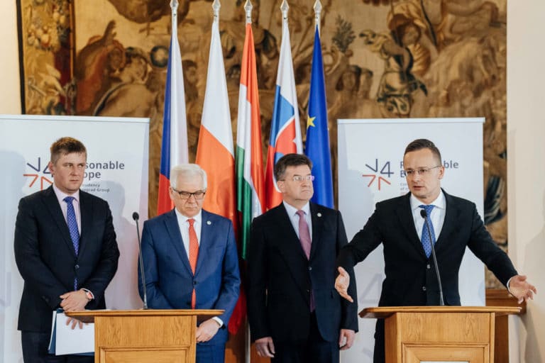 visegrad group v4 foreign ministers