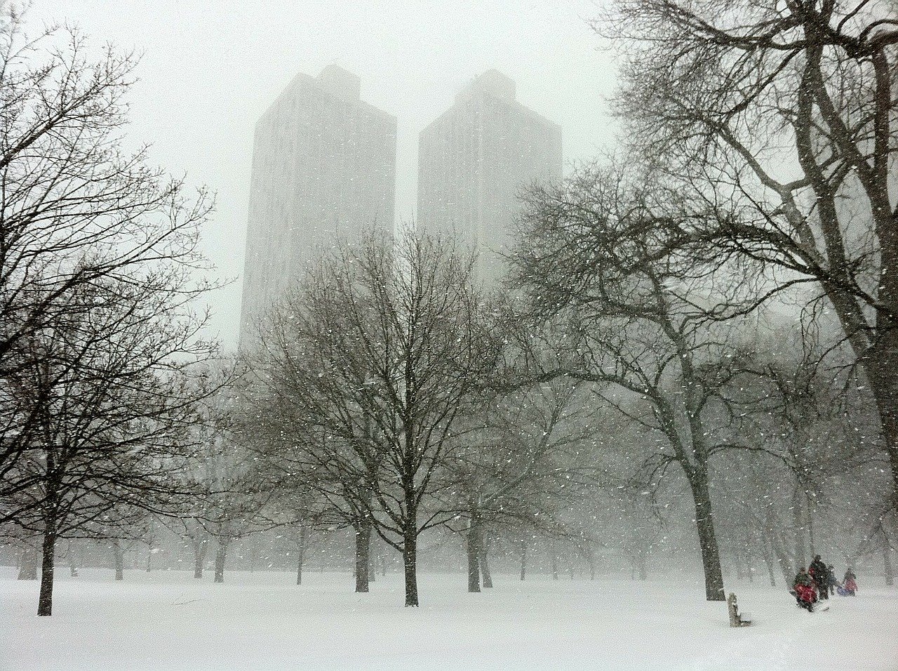 chicago snow weather