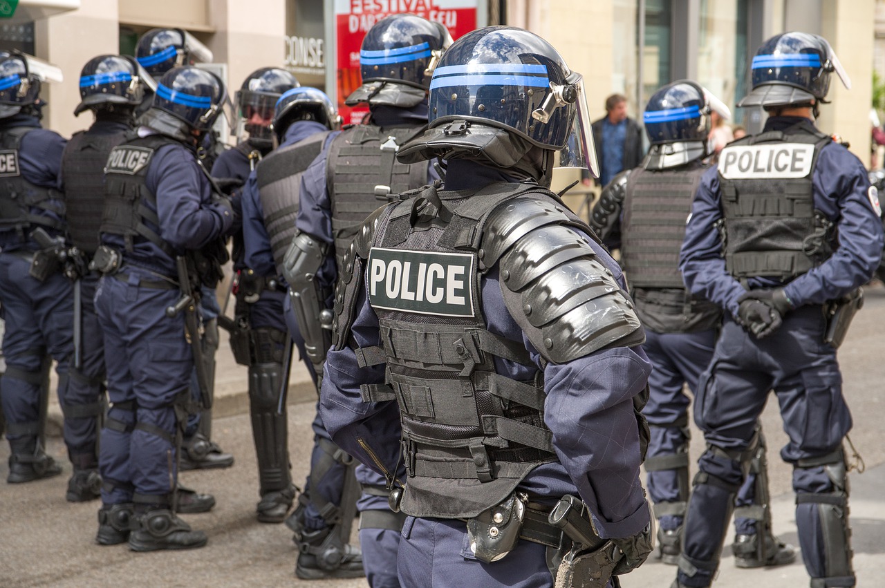 francouzská policie
