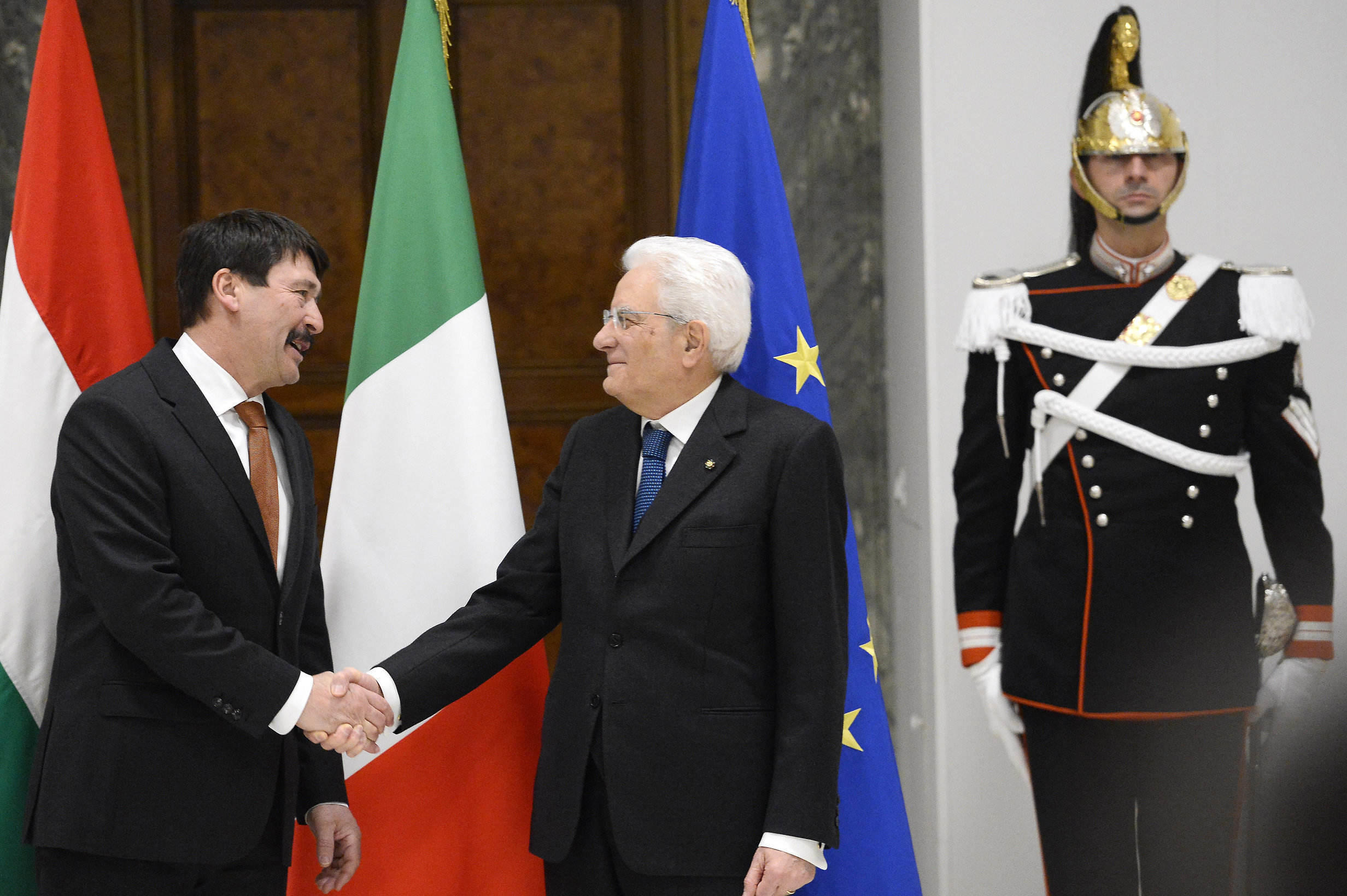 maďarský prezident v Římě