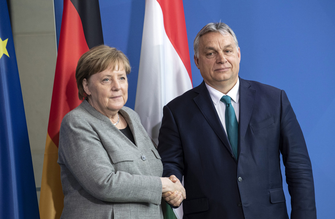 ORBÁN Viktor; MERKEL, Angela in Berlin