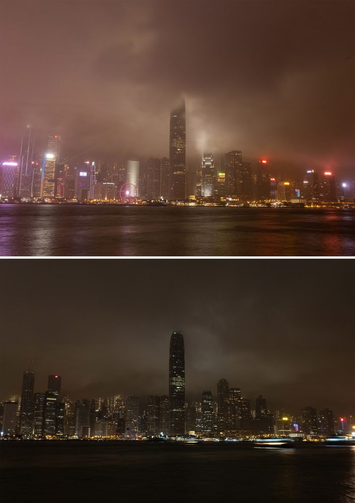 Earth Hour in Hongkong