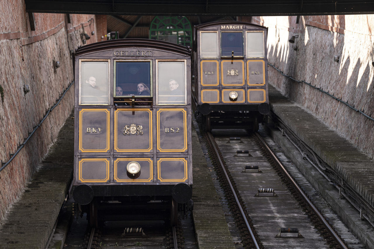 布達佩斯的旅遊景點布達城堡山纜車 150 年 2020 歲