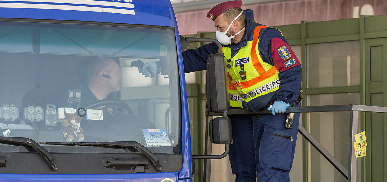 border-transport-hungary-coronavirus-police