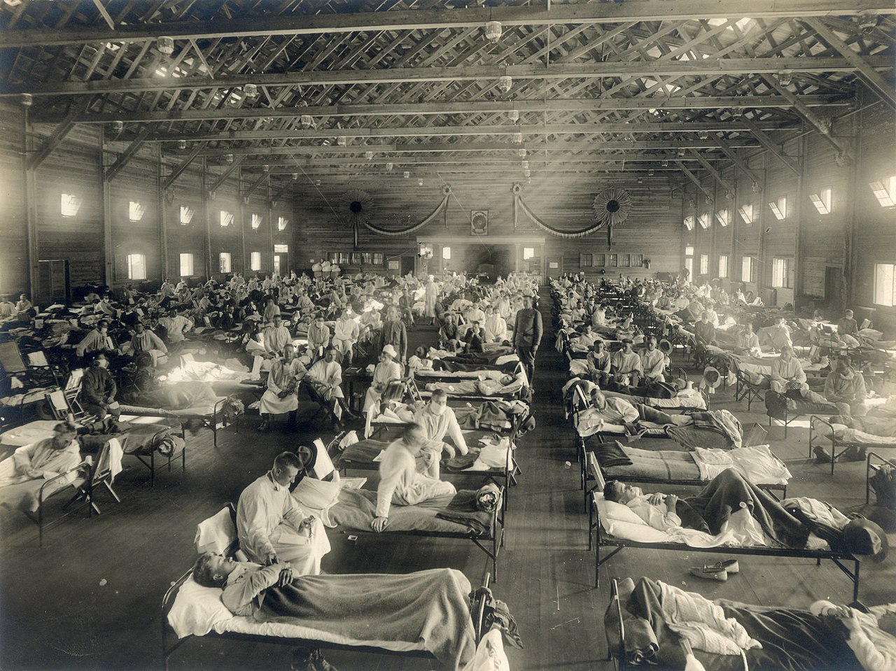 Испанский грипп, пандемия, США, болезнь