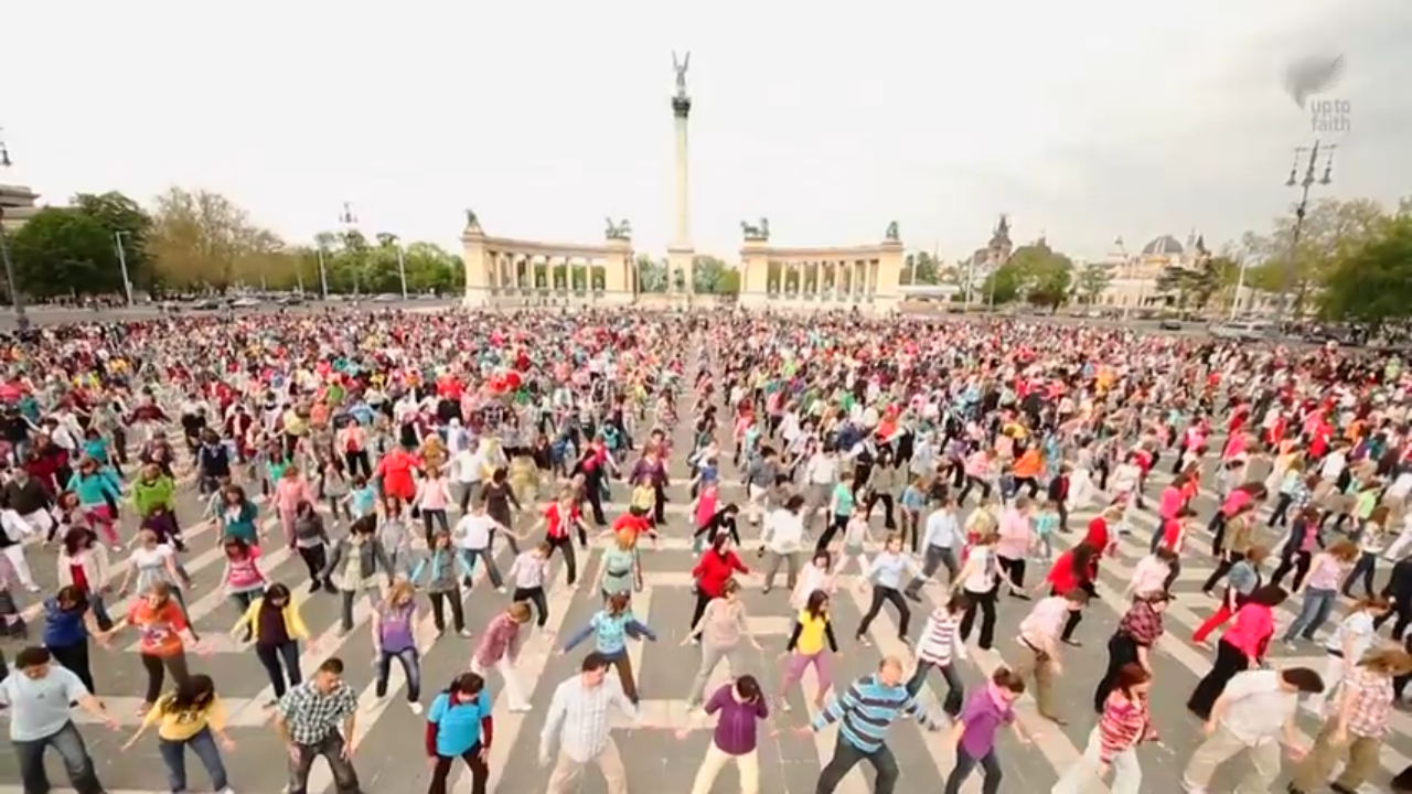 Flashmob la Budapesta