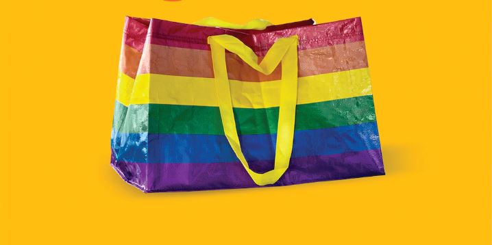 Rainbow torba za kupnju IKEA