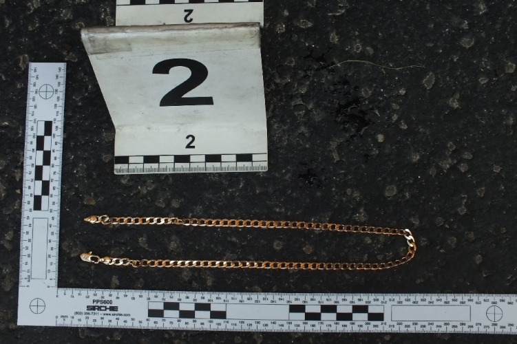 أدلة الشرطة Rendőrségi Bizonyíték Nyaklánc necklace Scene Tetthely