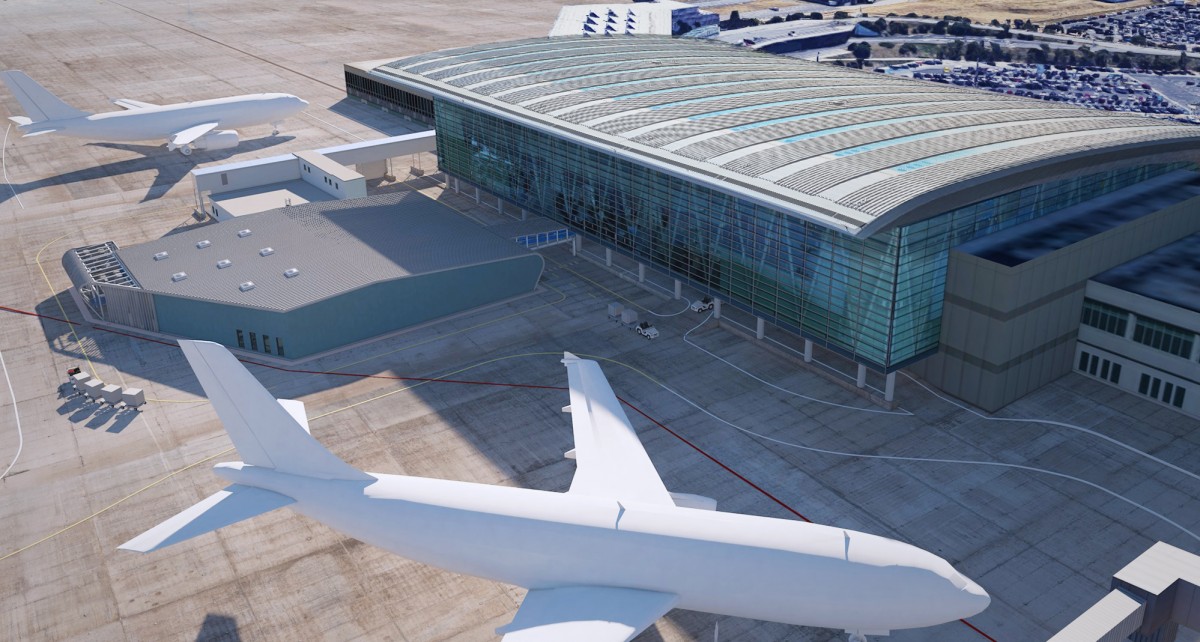 construction de l'aéroport de budapest