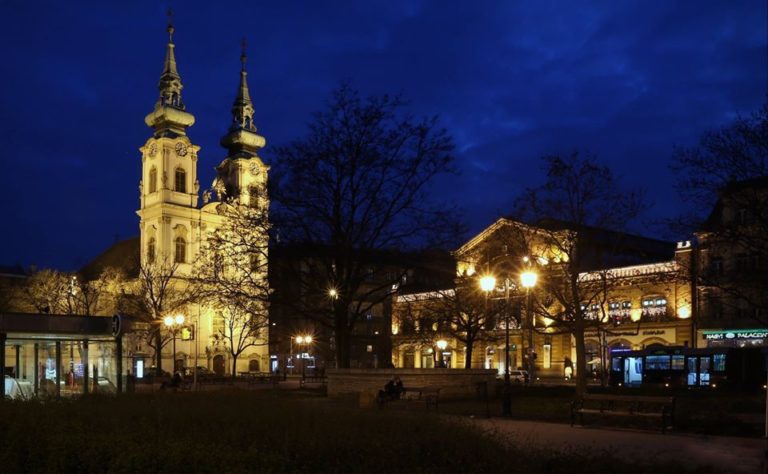 Batthyány Square Tér Éjszaka Night