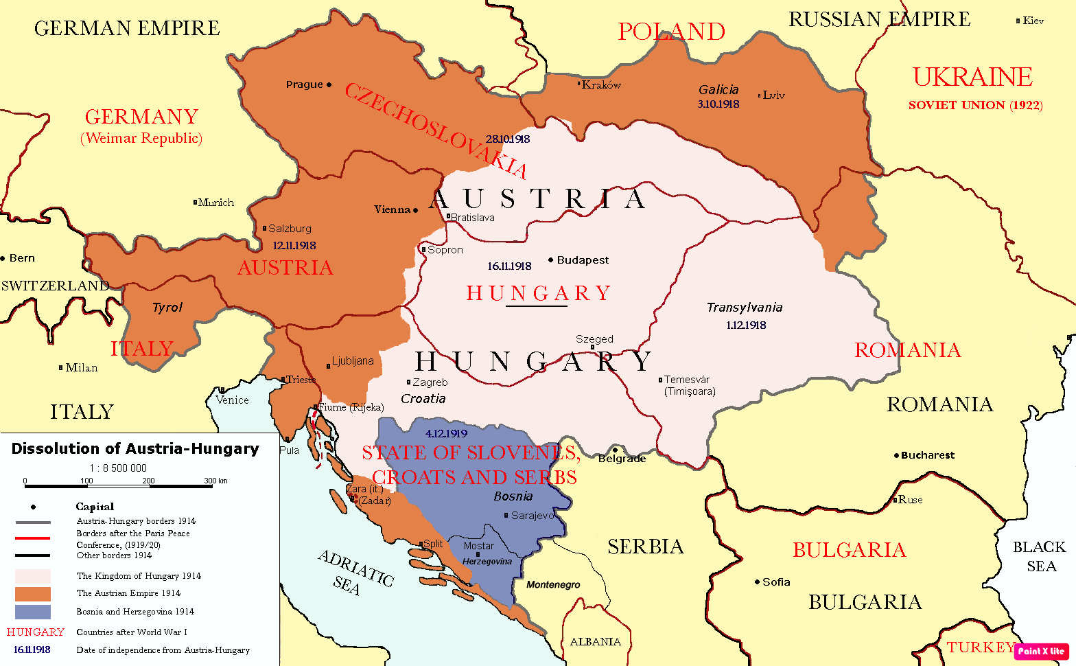 奥匈帝国解体
