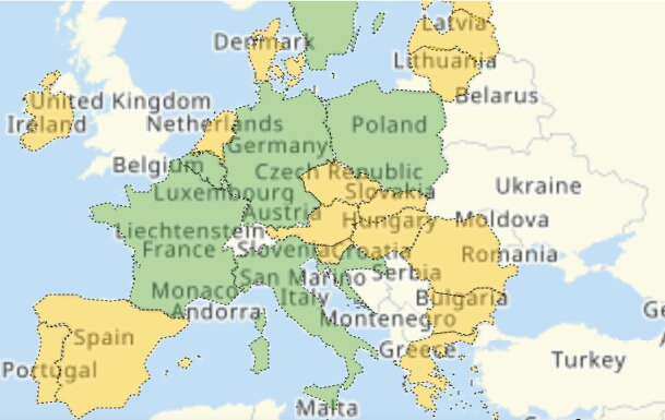 Сайт об открытии границ ЕС