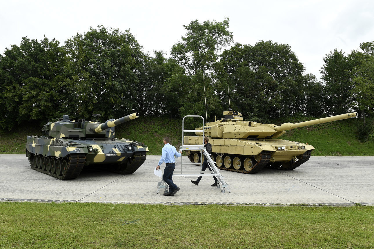 Hungarian Defence Forces Leopard 2A7+HU and 2A4HU