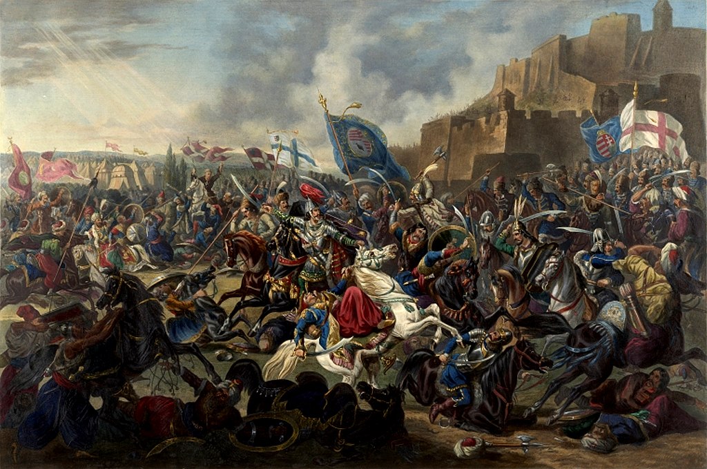 Nándorfehérvári Csata Battle Festmény Pittura