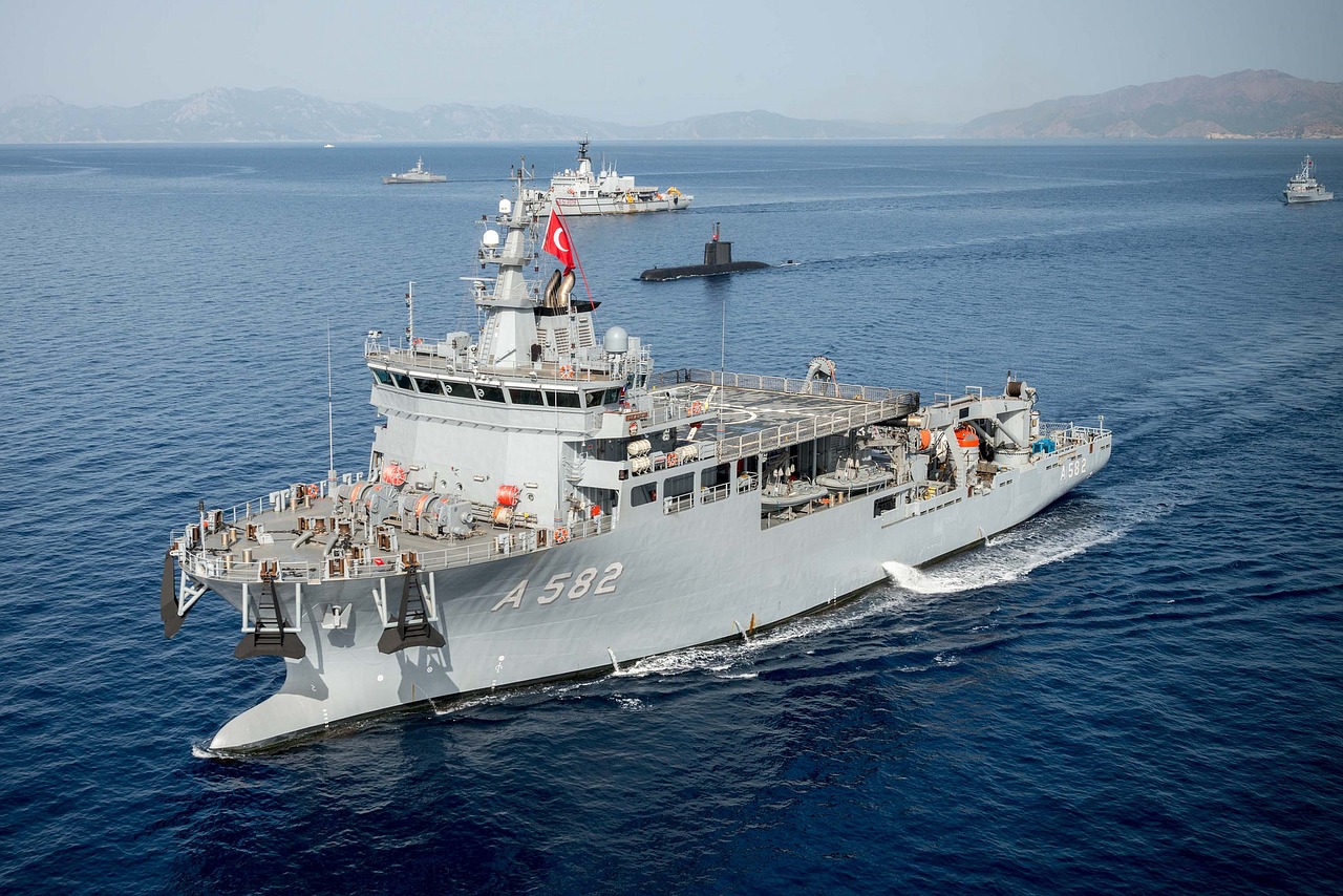 záchranná loď-turecká armáda