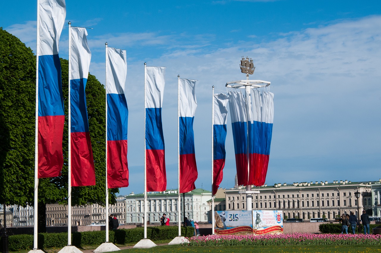 Russland Flagge