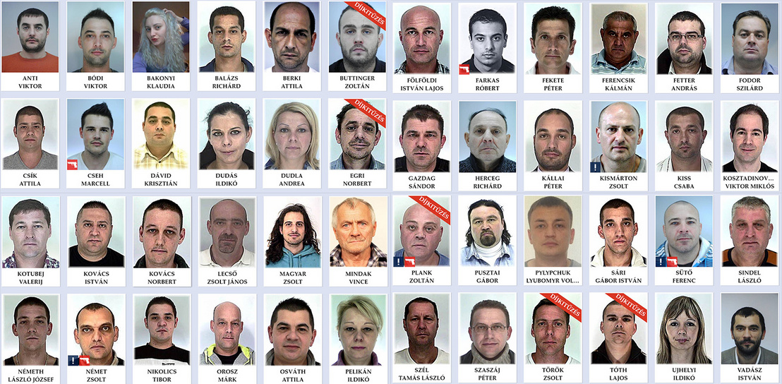 قائمة المجرمين المجرمين