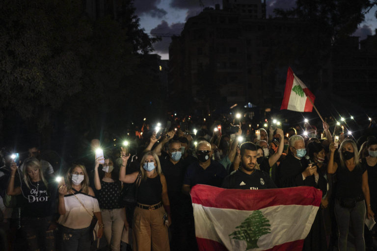 lebanon beirut demonstration