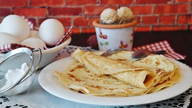 pancake crepe beach food