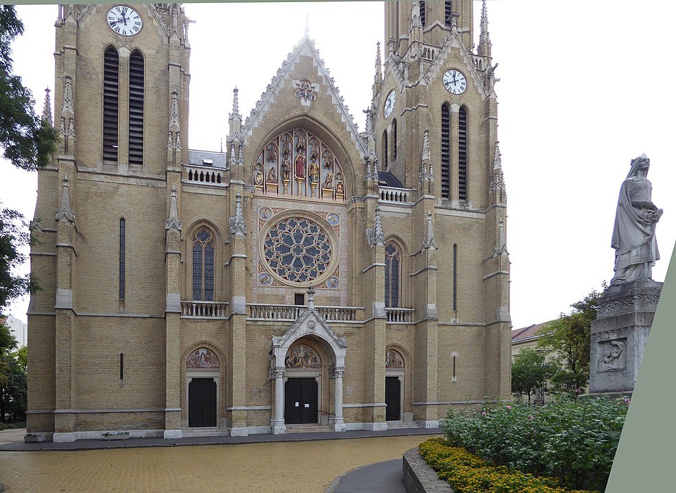 Budapest, Hongrie, Église, Place Rózsák