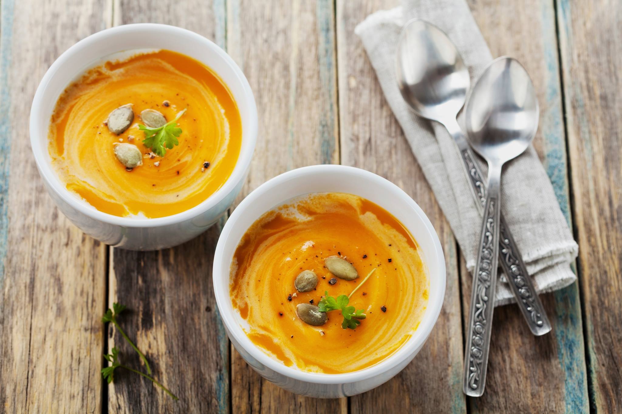 かぼちゃのクリーミースープ - レシピ - 食べ物