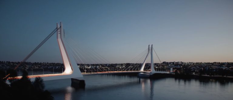 New Danube Bridge-Budapest-Hungary