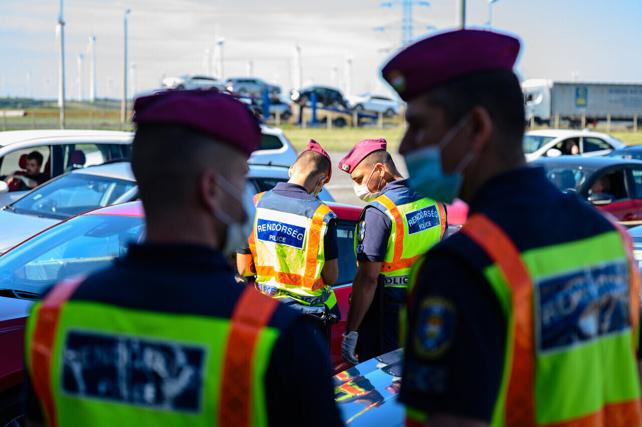 警察匈牙利边境控制