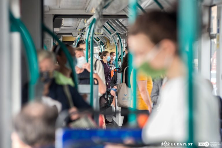 BKK, tram, coronavirus, Hungary