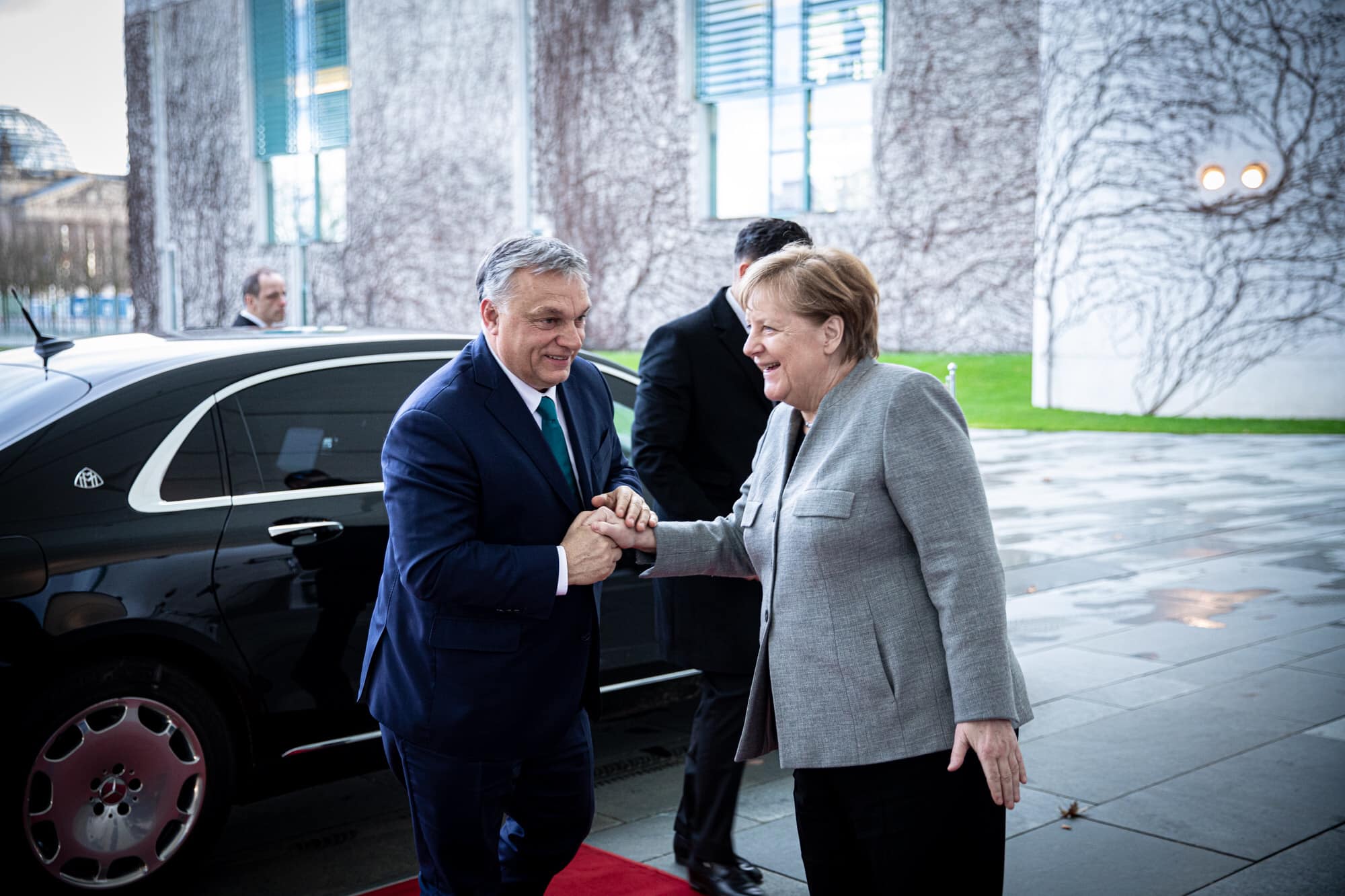 riunione di Orbán Merkel