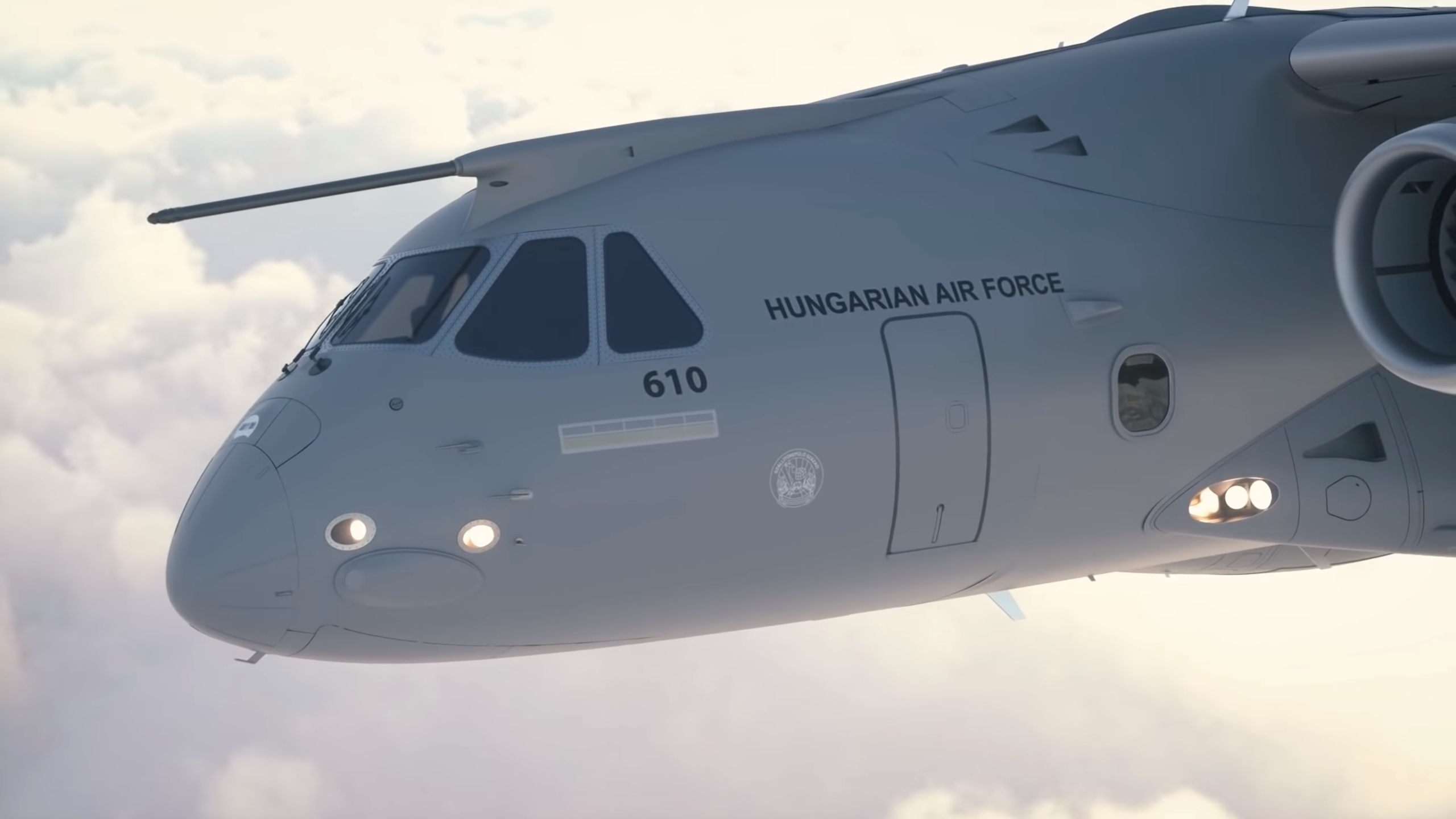 L'armée hongroise achète un avion Embraer kc-390