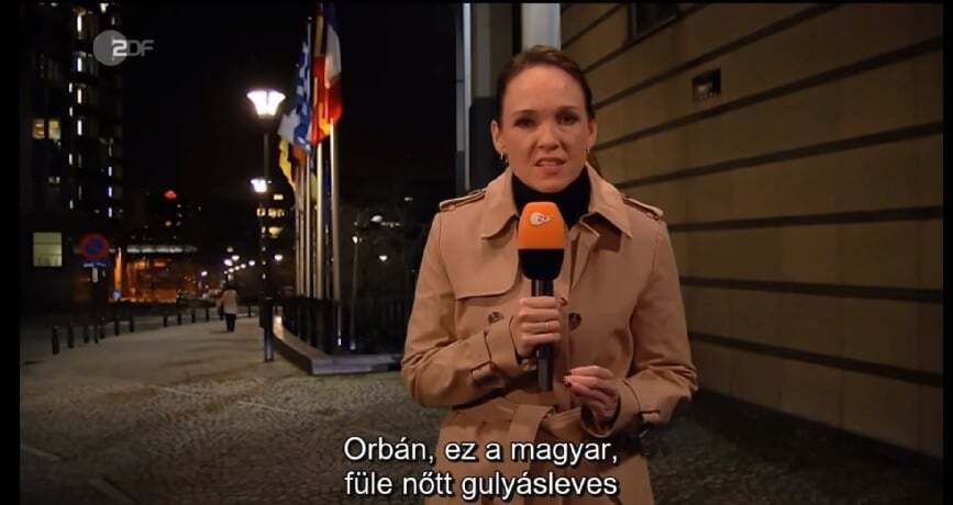 Le journaliste allemand Orbán