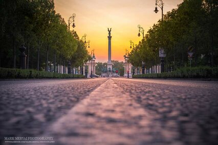 Heroes Square Andrassy Avenue