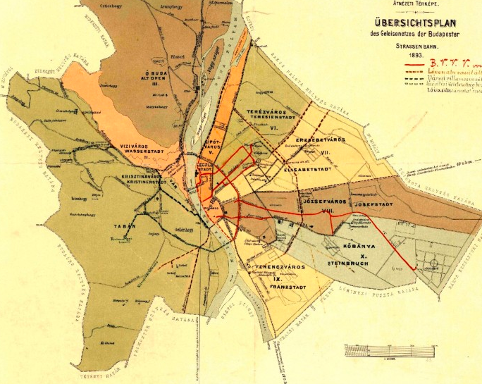 Hungary Budapest districts 1