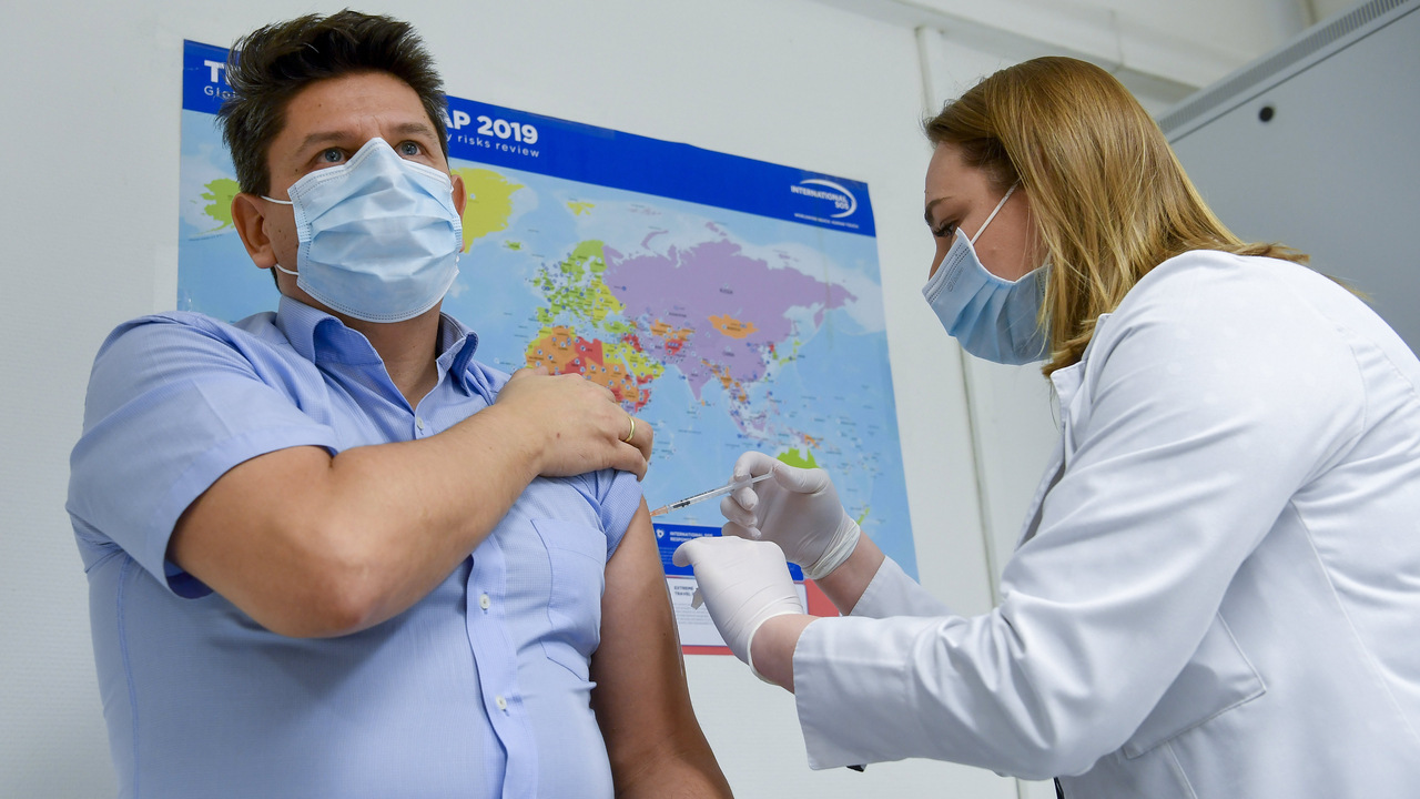 Impfstoff im ungarischen Pfizer-Krankenhaus