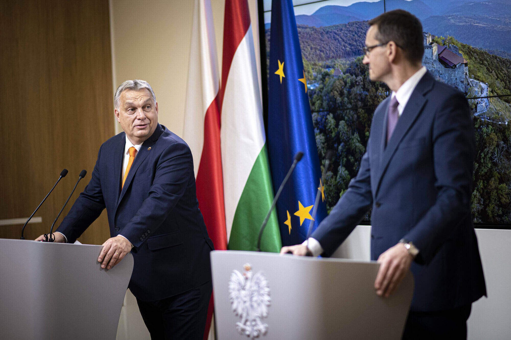 orbán morawiecki eu proračunski veto