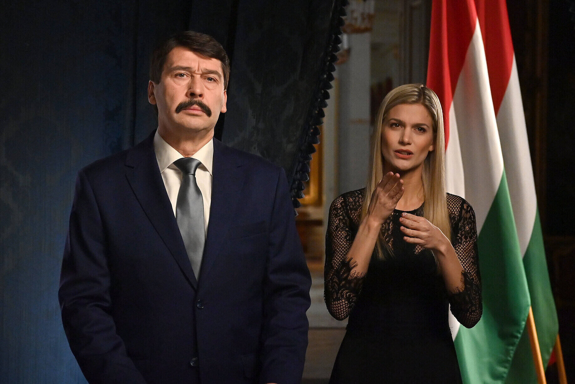 Maďarský prezident přeje nový rok