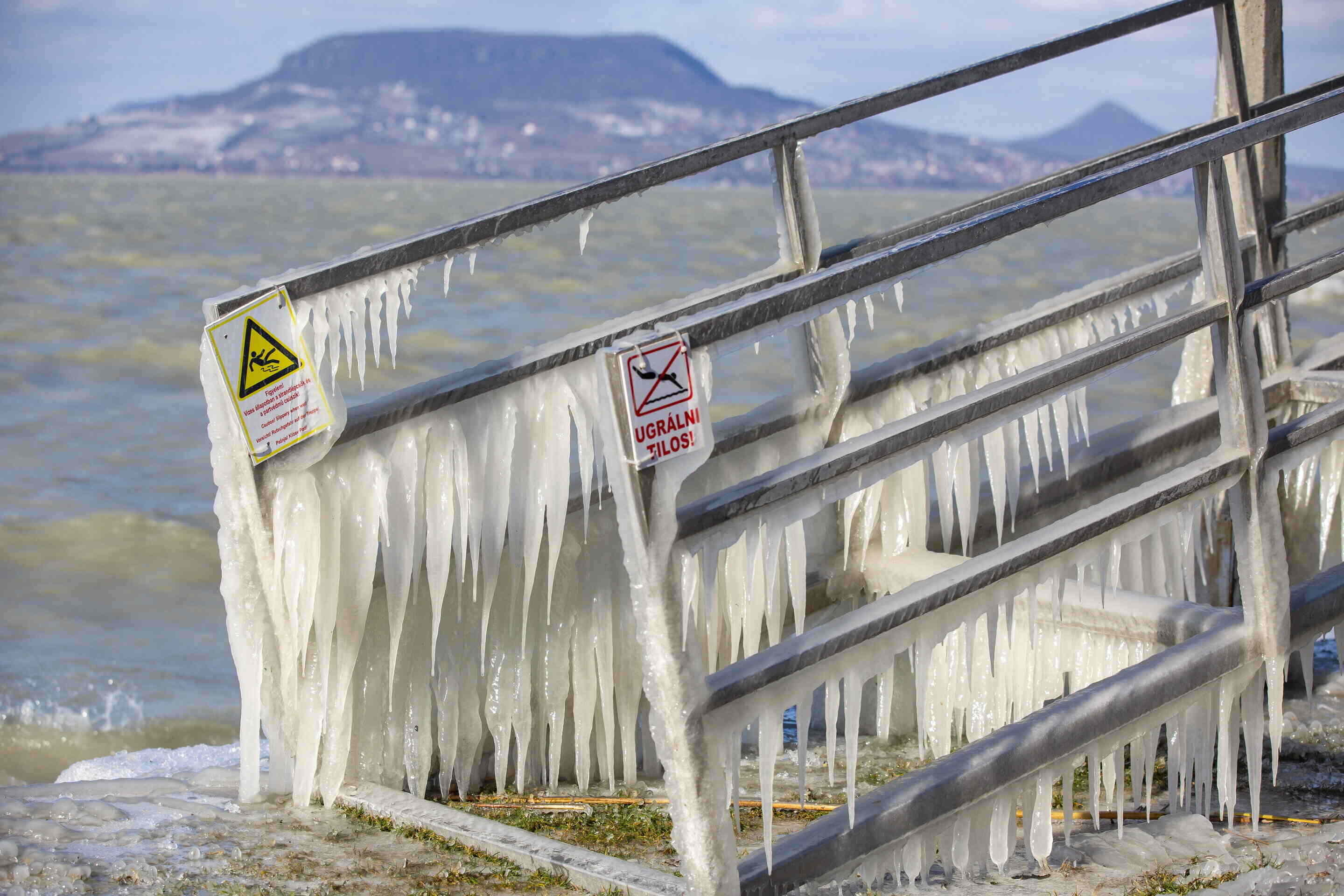 winter at balaton