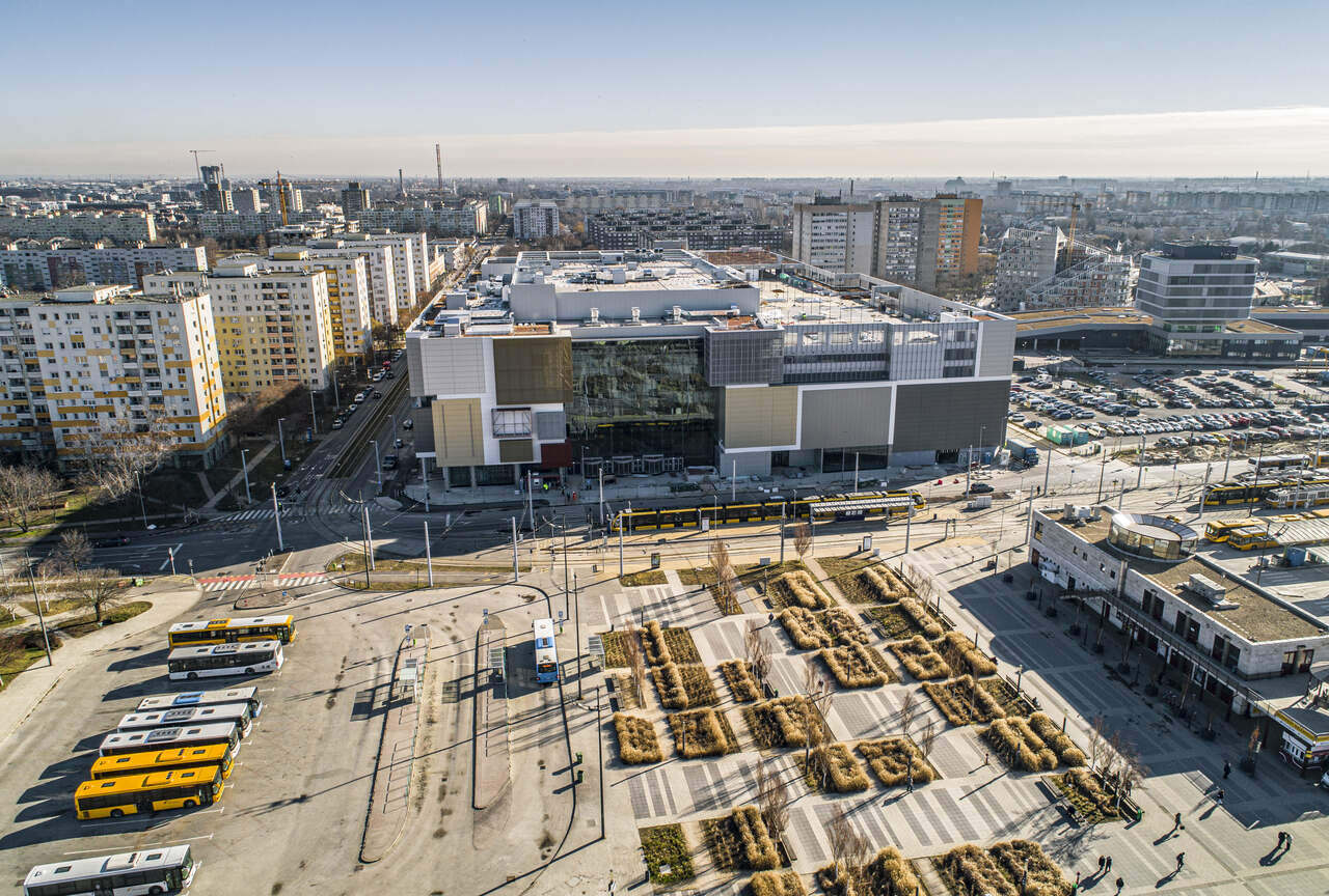 Budapest Etele plaza newest shopping center