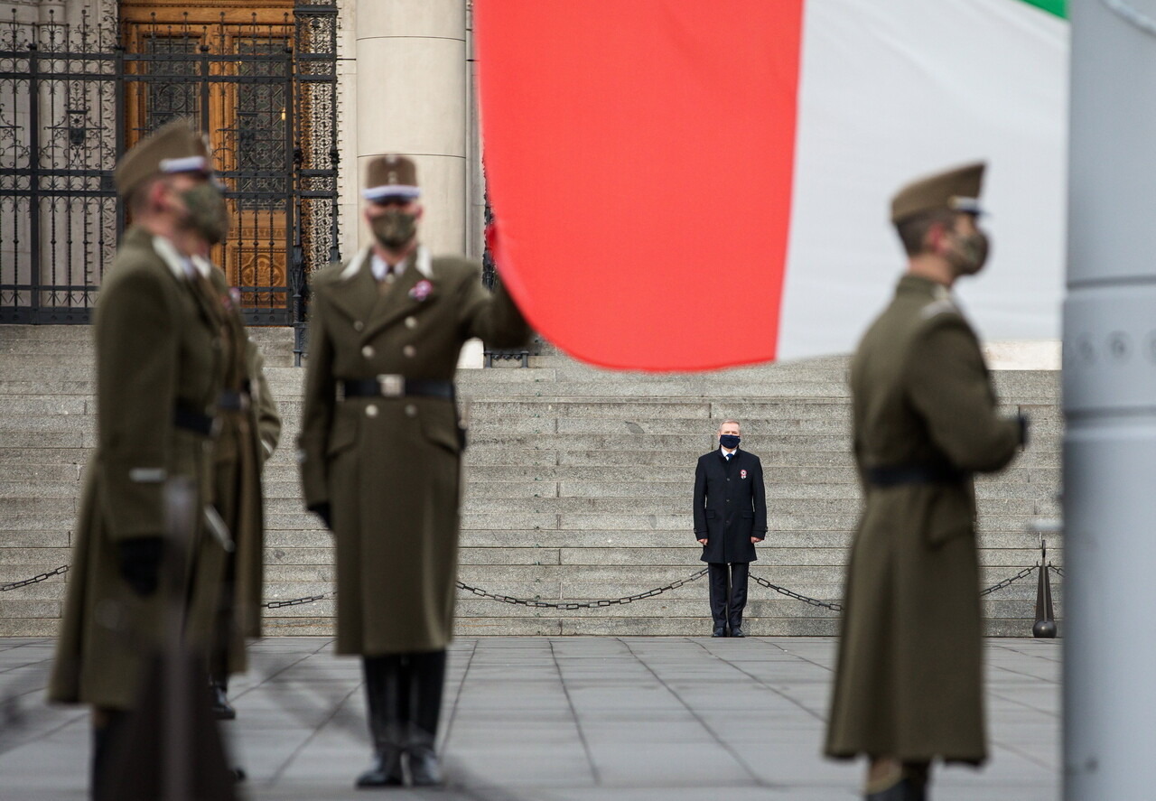 March 15 - National flag hoisted by Parliament