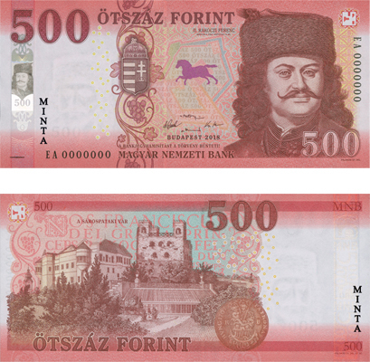 HUF 500 banknote Forint