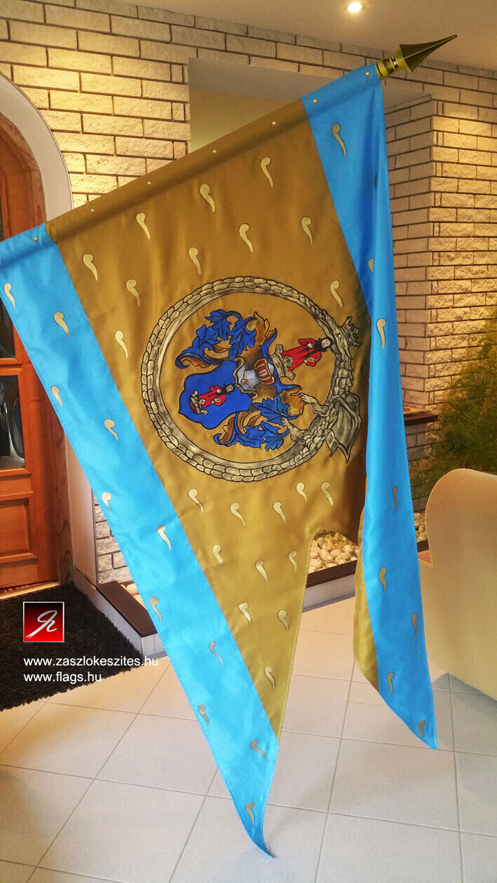 Malovaná vlajka Festett Zászló 2