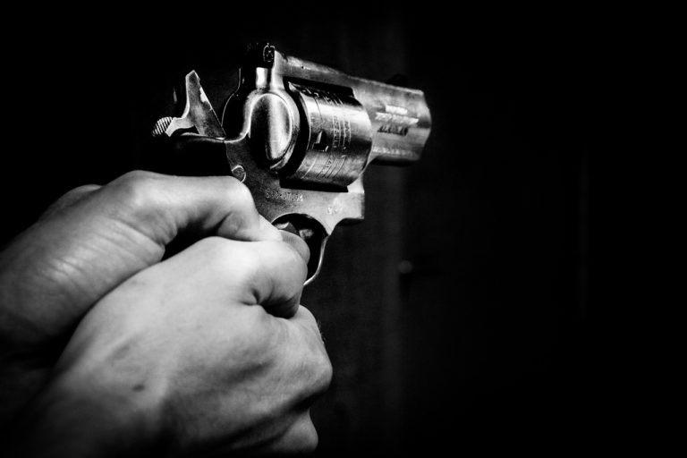 Gun Violence Abuse Crime Robber Pistol Revolver