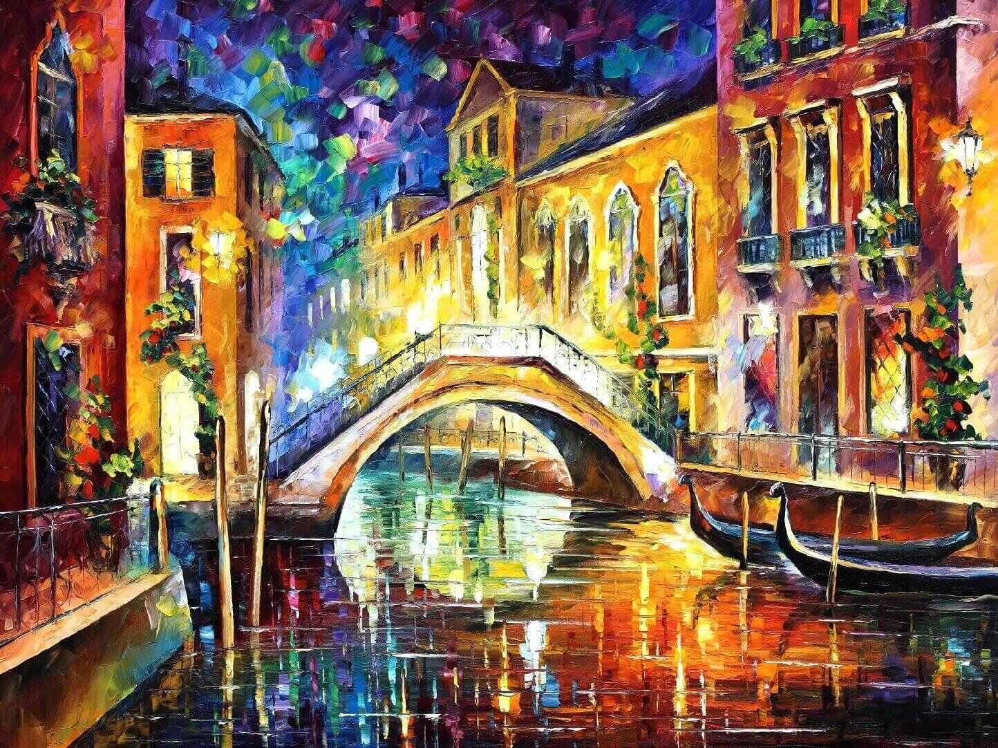 leonid afremov painting venice